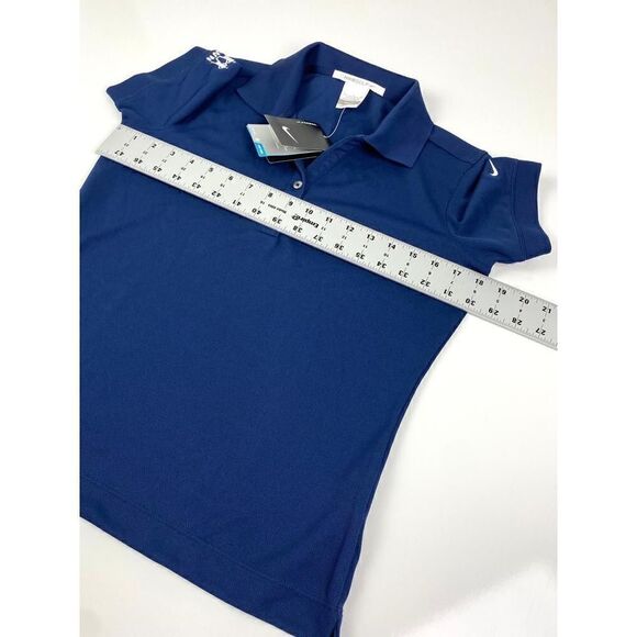 Nike Golf Dri Fit Short Sleeve Polo Womens Size Small Navy Blue Activewear NWT!! - Picture 12 of 12